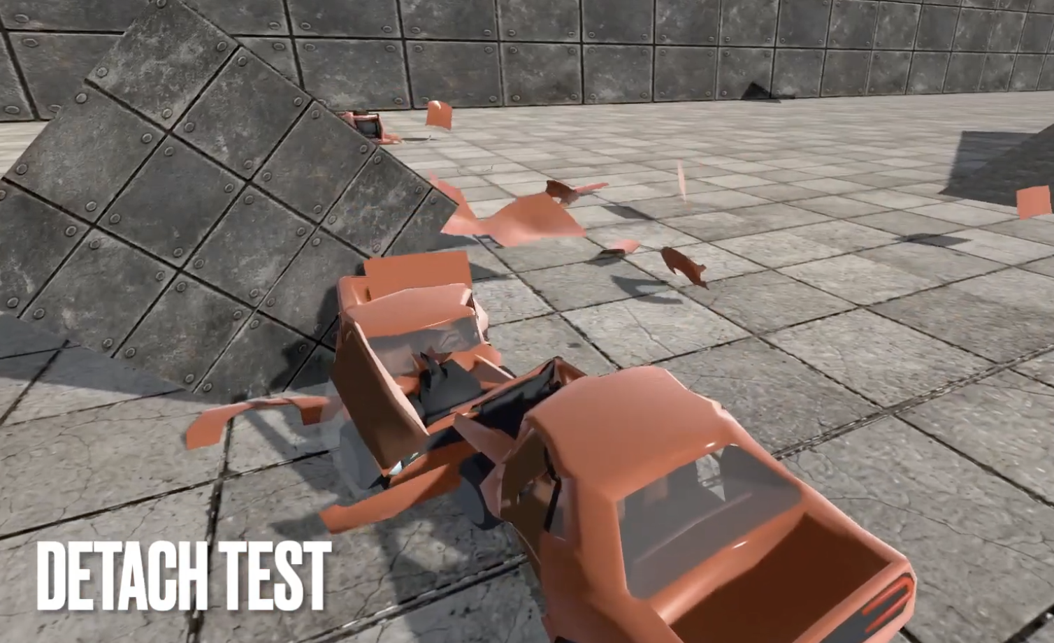 Tearing a car apart: parts, joints, and detachment