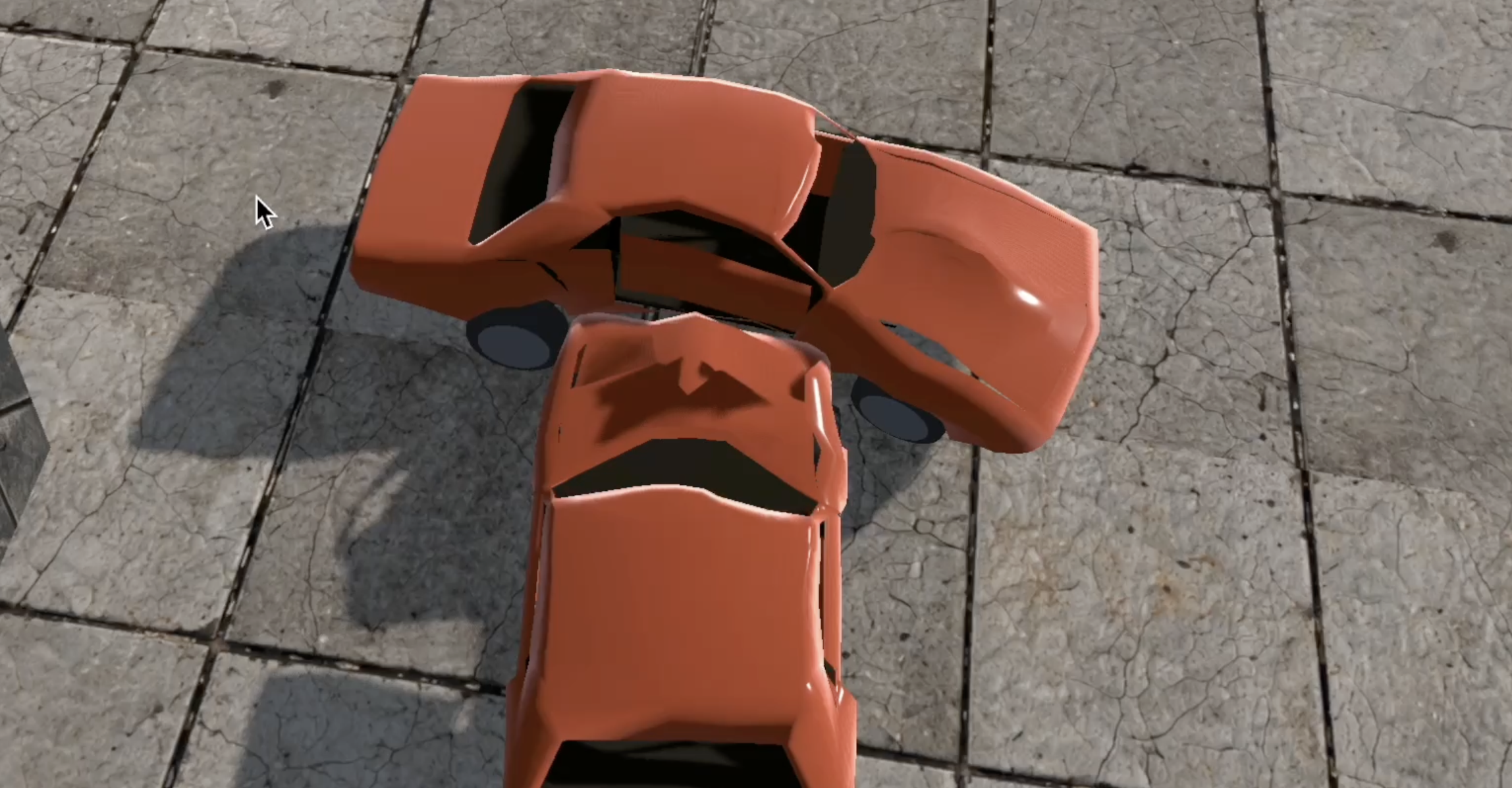 Real-Time Plastic Deformation for Vehicle Crashes